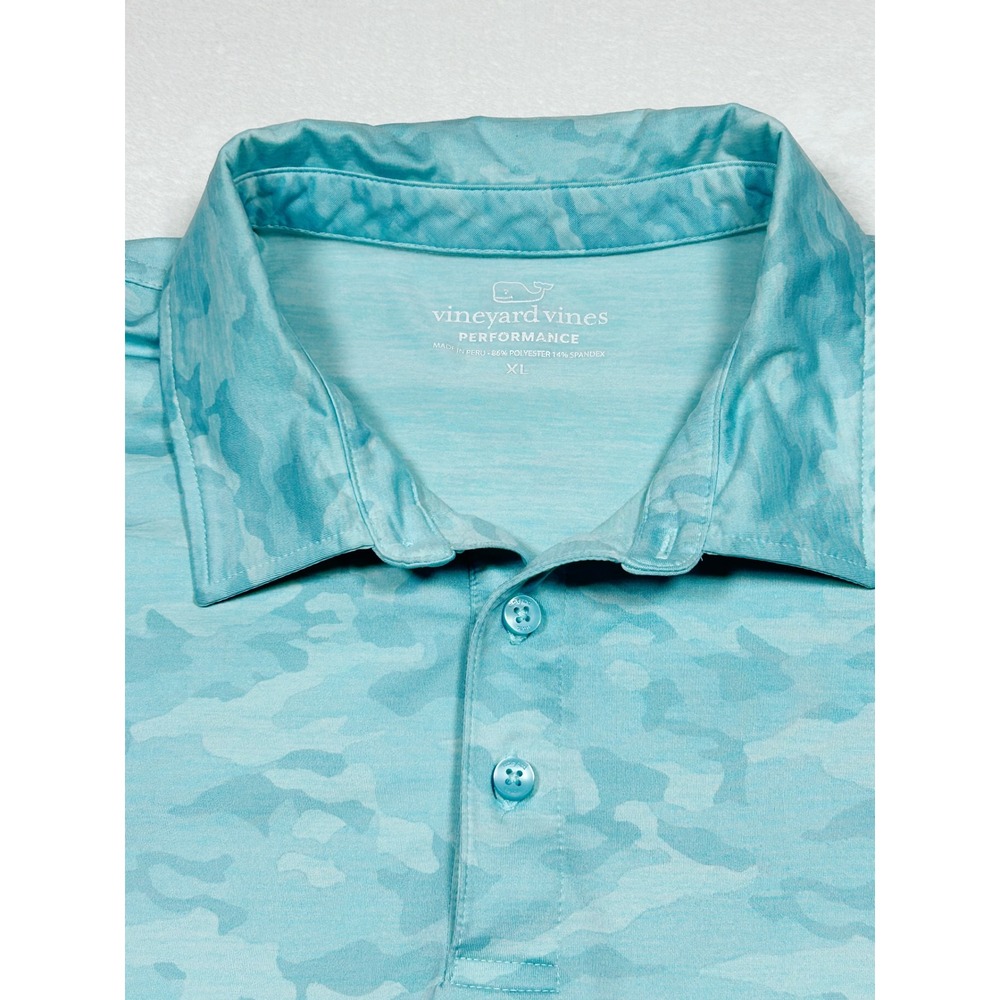 Vineyard Vines Performance Polo XL Lightweight Camo Golf Athleisure